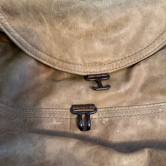 Rough and Tumble 1904 Large August Reed Leather Crossbody Bag Burnham Minimalist - Picture 2 of 7